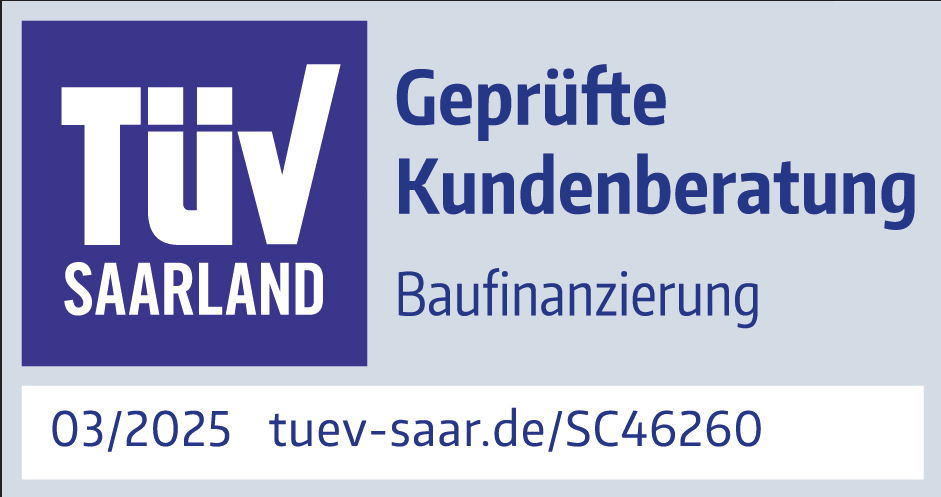 TÜV-Zertifizierte Baufinanzierung TÜV-Zertifizierte Baufinanzierung